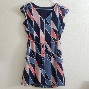 Banana Republic Sleeveless Colorblock Dress